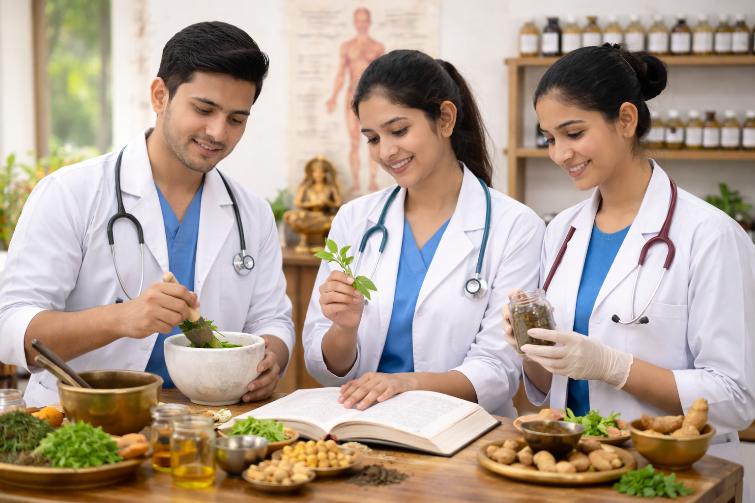 BAMS Ayurveda Students