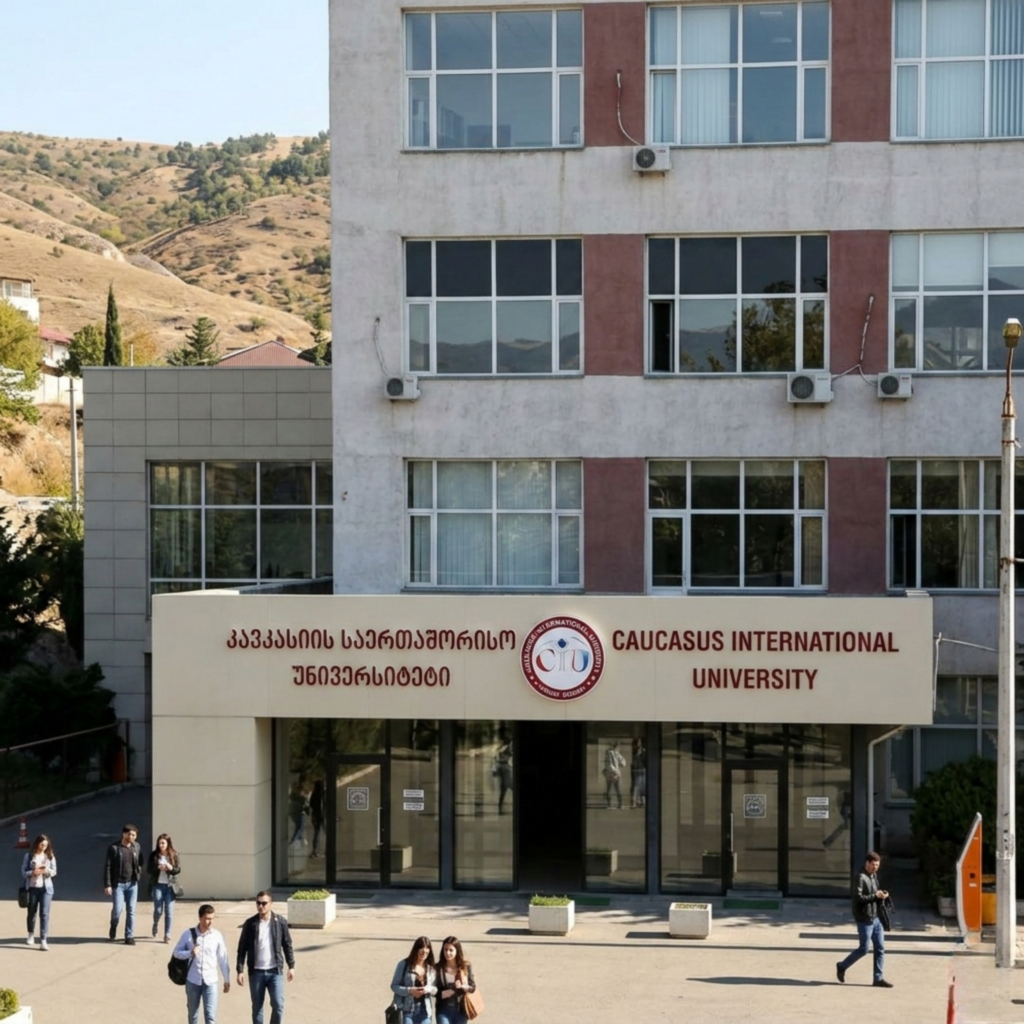 Caucasus International University campus in Tbilisi – one of the best-medical-universities-in-georgia for MBBS