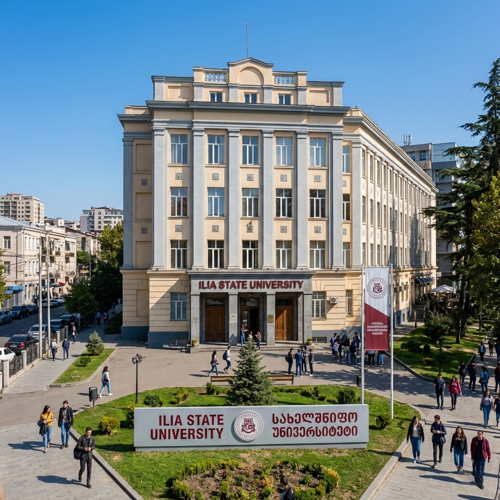 Ilia State University campus in Tbilisi – one of the best-medical-universities-in-georgia for international students