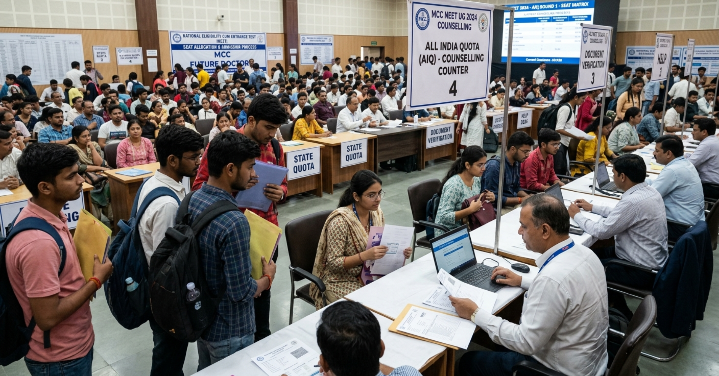 AIQ vs State Quota Seats in NEET Counselling