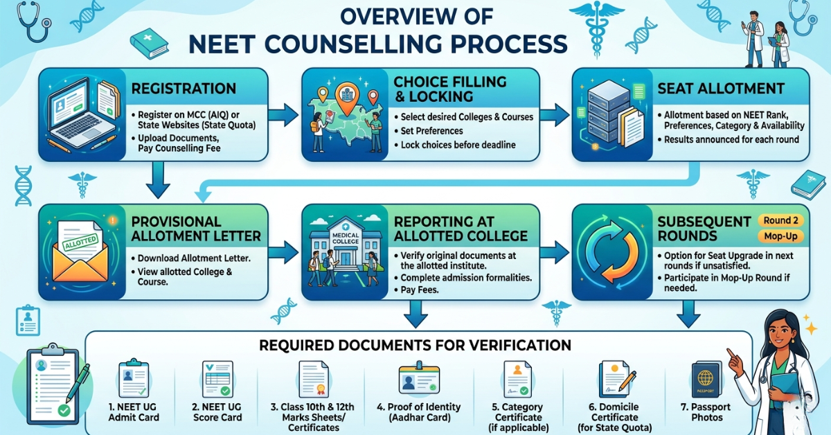 What is NEET Counselling Process