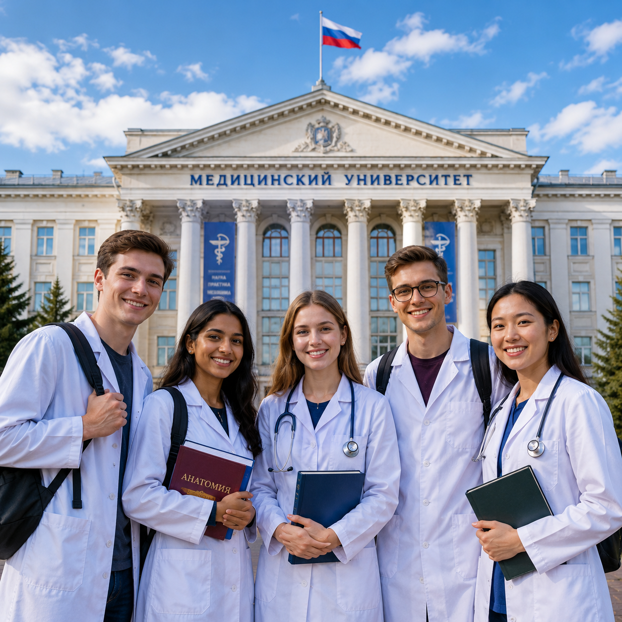 MBBS in Russia Students at Top Russian Medical University Campus