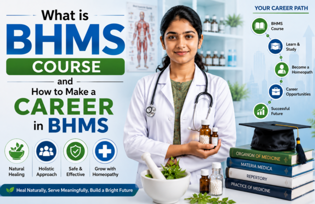 BHMS course and career opportunities in homeopathic medicine for students