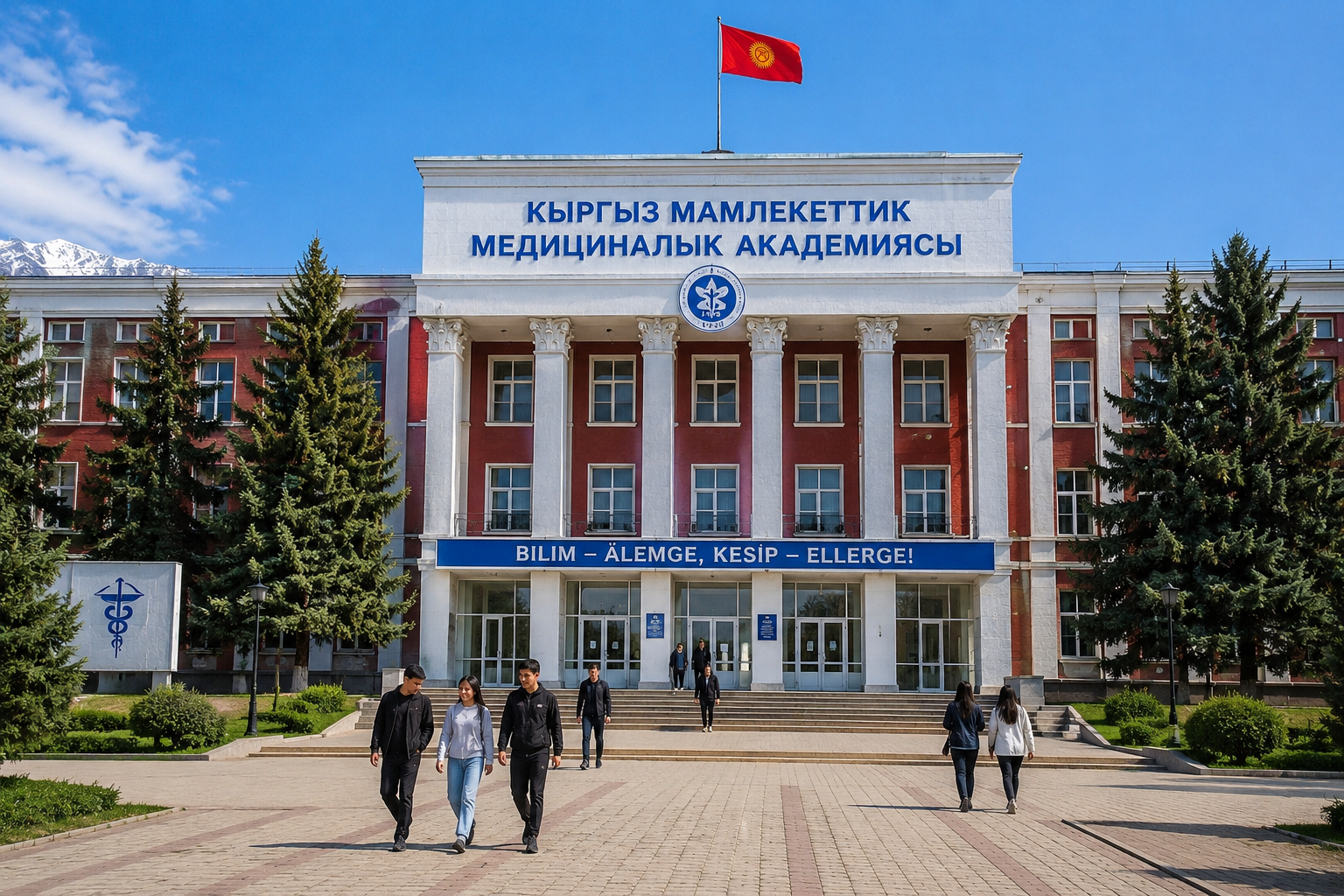 Kyrgyz State Medical Academy campus for students planning to study MBBS in Kyrgyzstan at a top Kyrgyzstan Medical University.