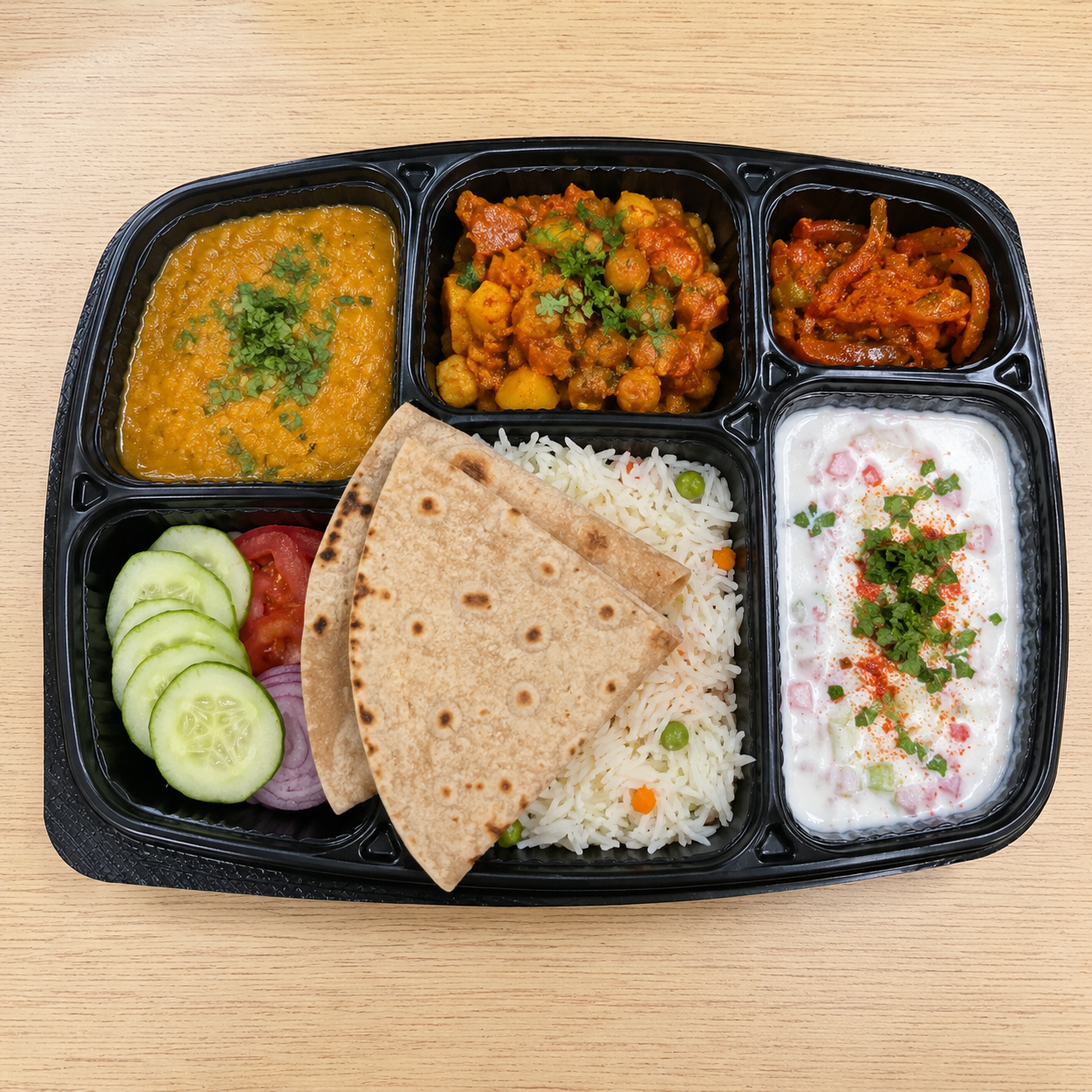 Indian food meal served for international students pursuing MBBS in Kazakhstan at a top medical university in Kazakhstan hostel cafeteria.