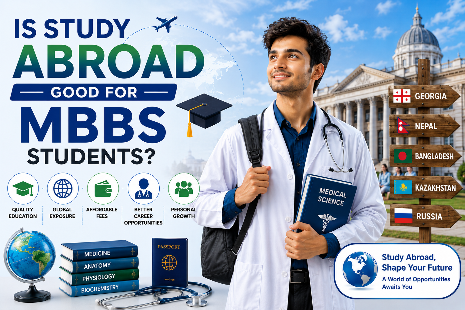 Is studying abroad good for MBBS students seeking quality medical education and global career opportunities