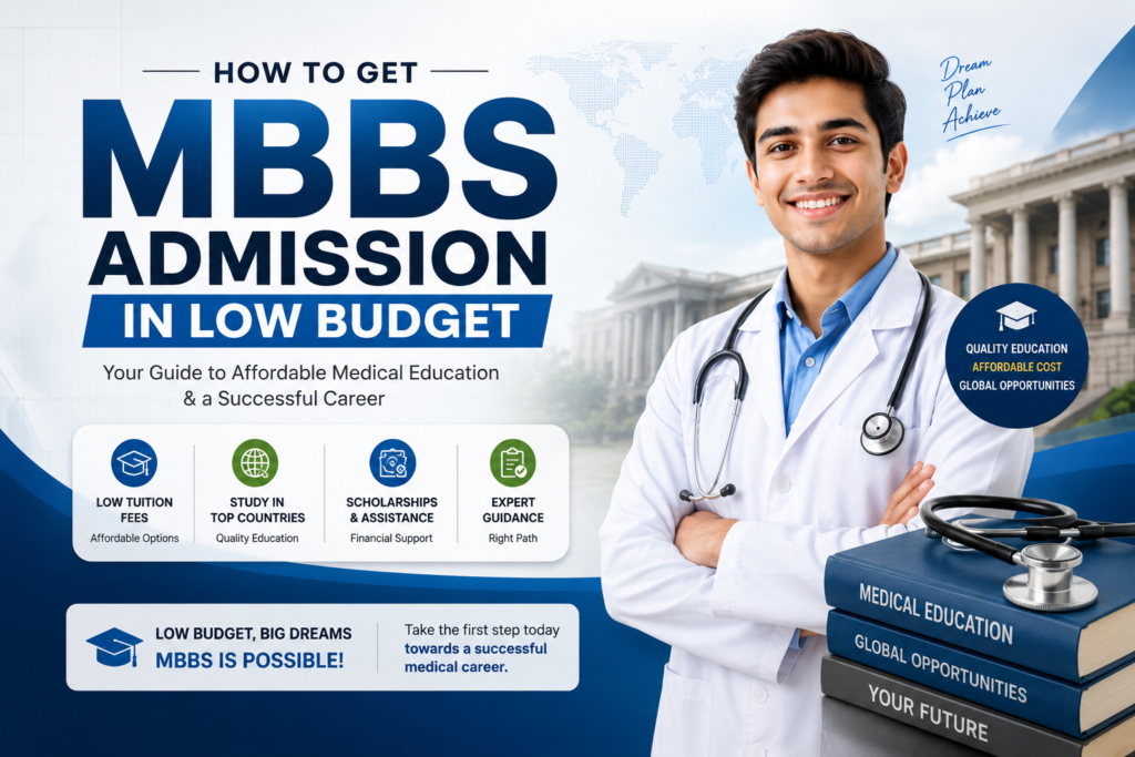 How to get MBBS admission in low budget through affordable medical education options