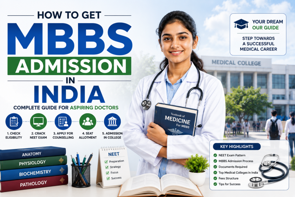 How to get MBBS admission in India for aspiring medical students